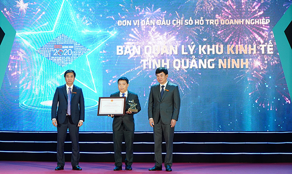 Ban quản lý Khu kinh tế Quảng Ninh là đơn vị giữ vị trí quán quân khối Sở, ban, ngành với điểm số 83,83